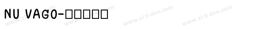 NU VAGO字体转换